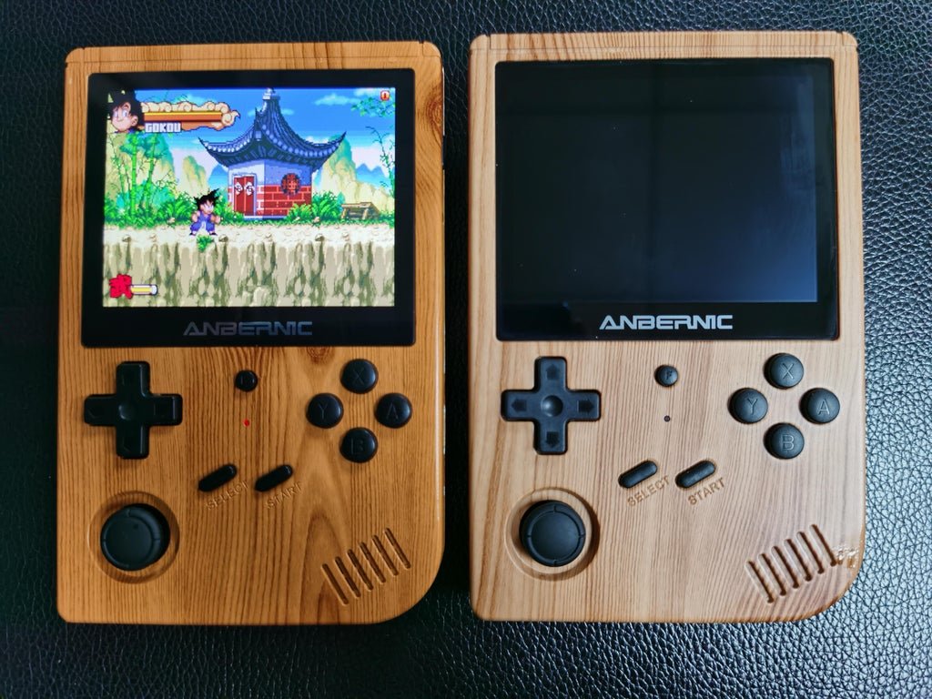 Is ANBERNIC’s New Vertical Retro Handheld Made From Wood?