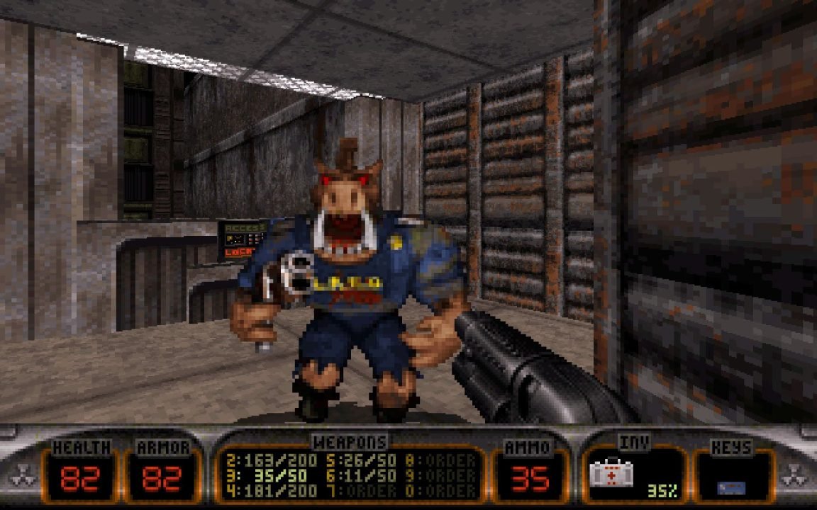 Duke Nukem 3D original release inspired boomer shooters