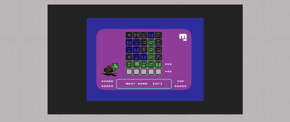 Turdle is a Wordle clone for C64