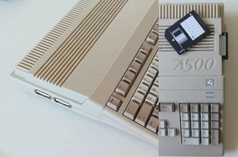 Guy Mods A500 Mini, Adds SD Card Disk Drive