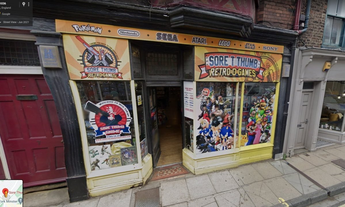 Sore Thumb Games retro game store in York
