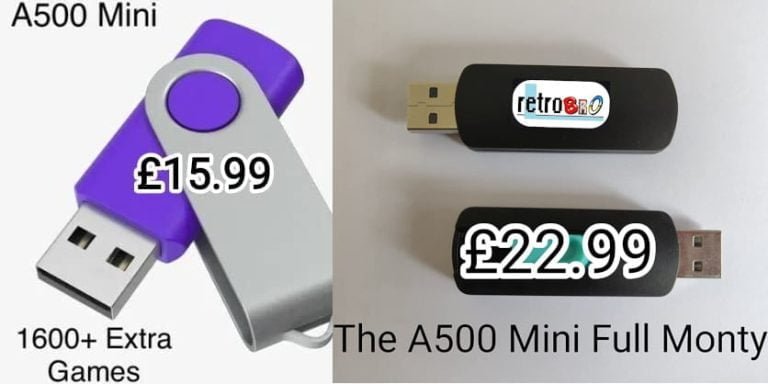 Should You Trust A500 Mini USB Sticks Loaded With Amiga Games?