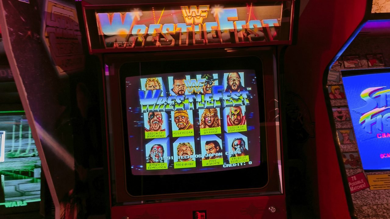 WWF arcade unit