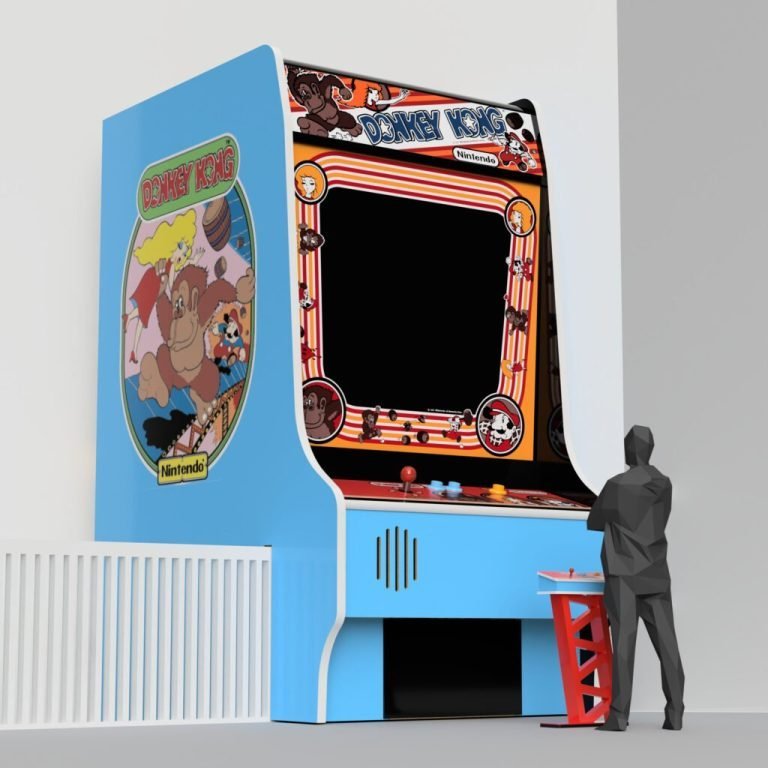 Largest Donkey Kong Arcade Cabinet in the World Under Construction