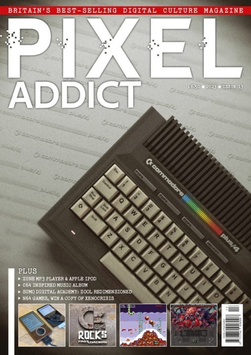 Commodore Plus/4 stars in Pixel Addict 13